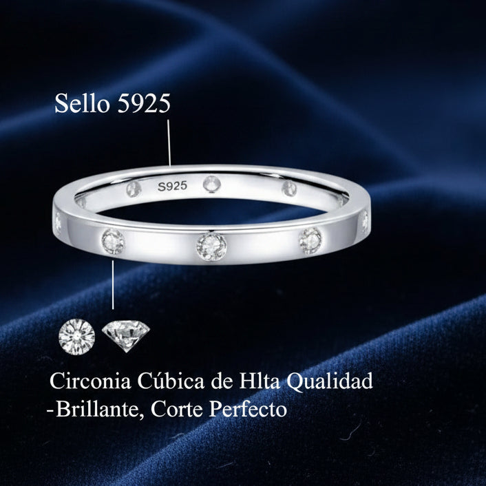 R065 Anillo plata  ley 925