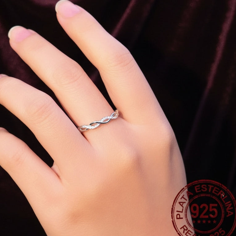 R032 Anillo Plata 925   talla única