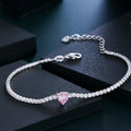 017 pulsera de plata 915 estilo tenis