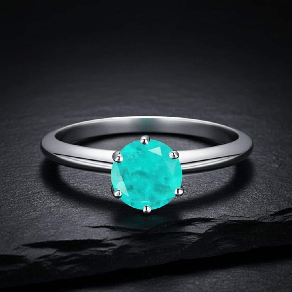 R083 Anillo plata con Turmalina