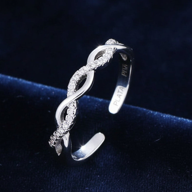 R032 Anillo Plata 925   talla única