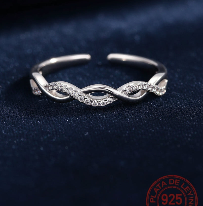 R032 Anillo Plata 925   talla única