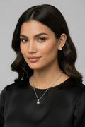 T051 collar de plata  y aretes  925