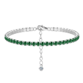032 pulsera tenis  de plata