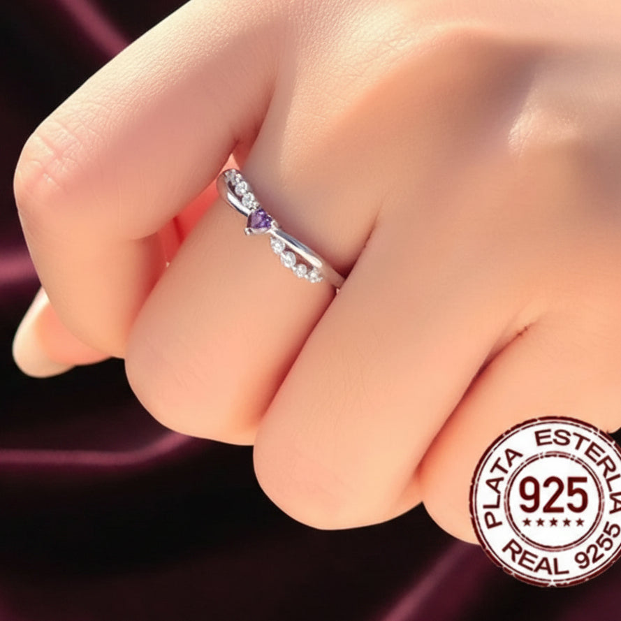 R045 Anillo Plata 925   talla única