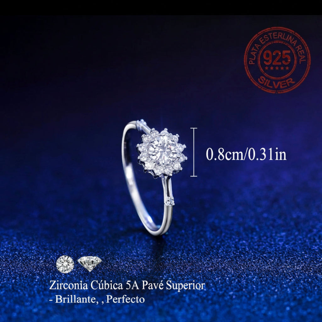 R063 Anillo plata  ley 925